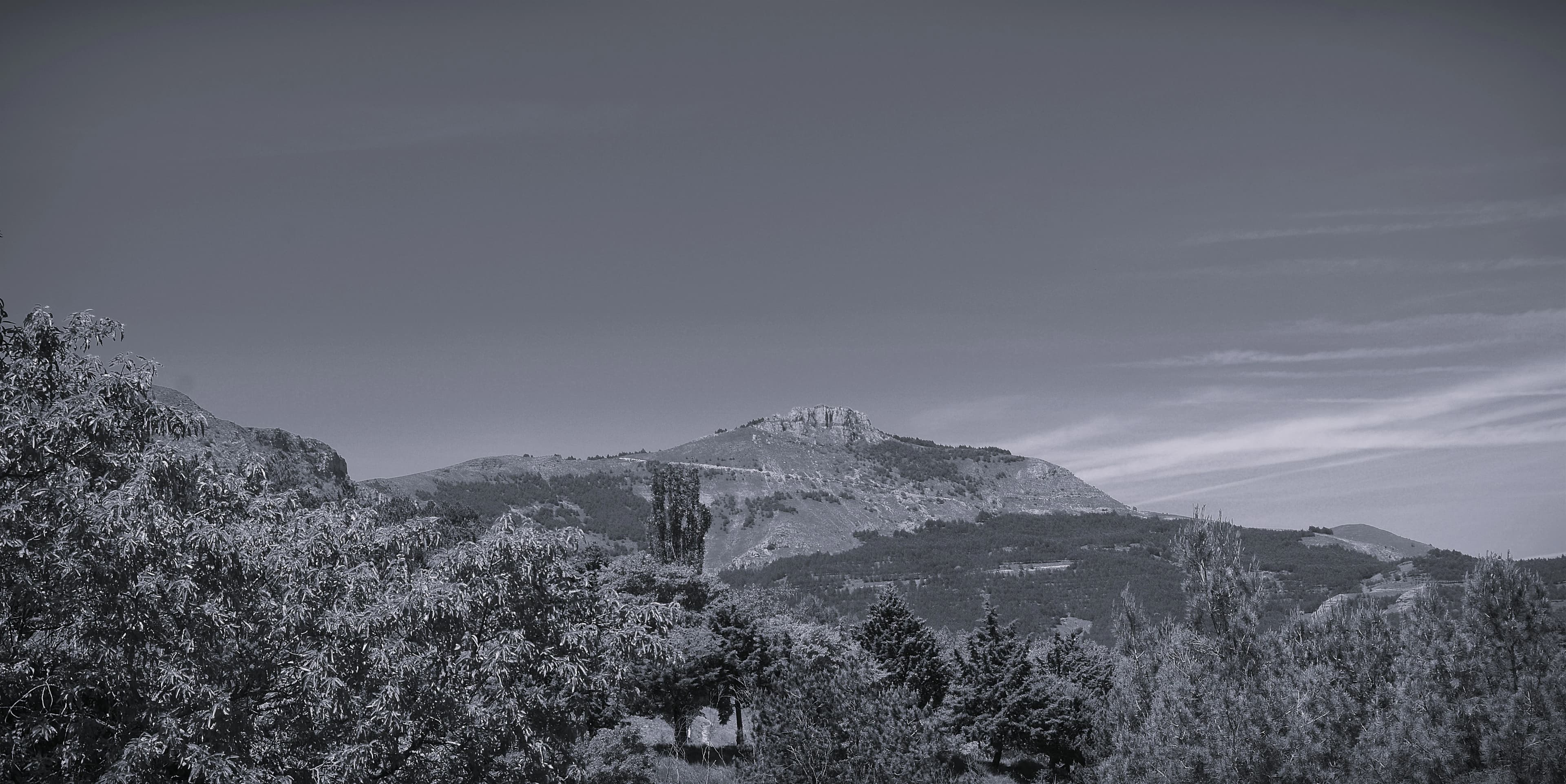 Imagen panorámica de un paisaje